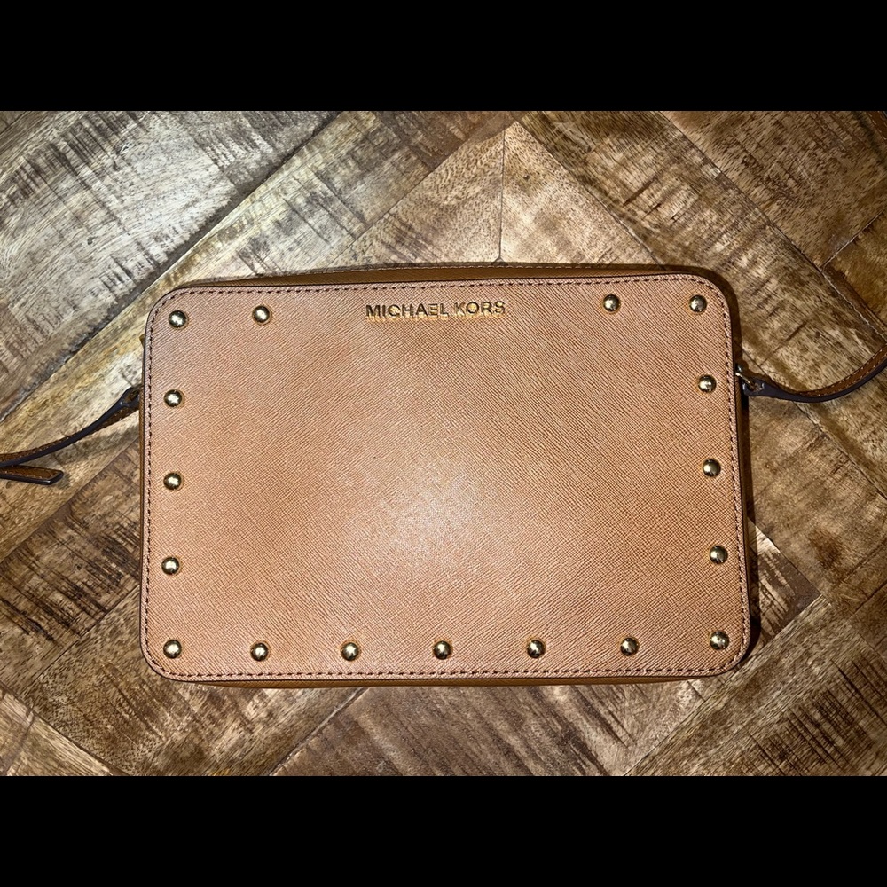 Michael Kors Sandrine Stud Crossbody Purse